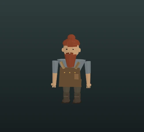 Dwarf in their new in-game starting outfit