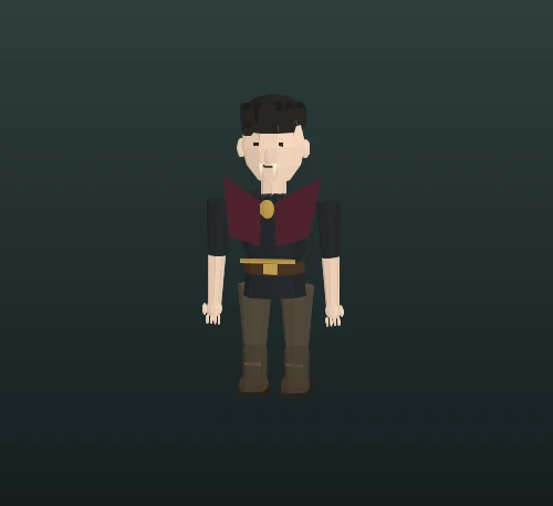 Vampire in their new in-game starting outfit