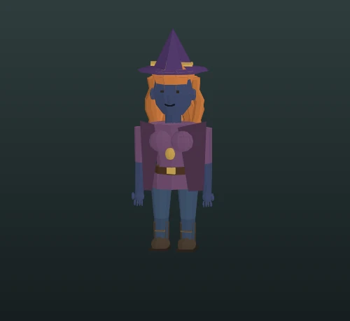 Witch in their new in-game starting outfit